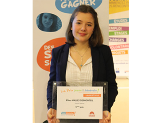 Visuel Anciens lauréats - 2016 - Elina, 17 ans, jeune ambassadrice de l'Unicef